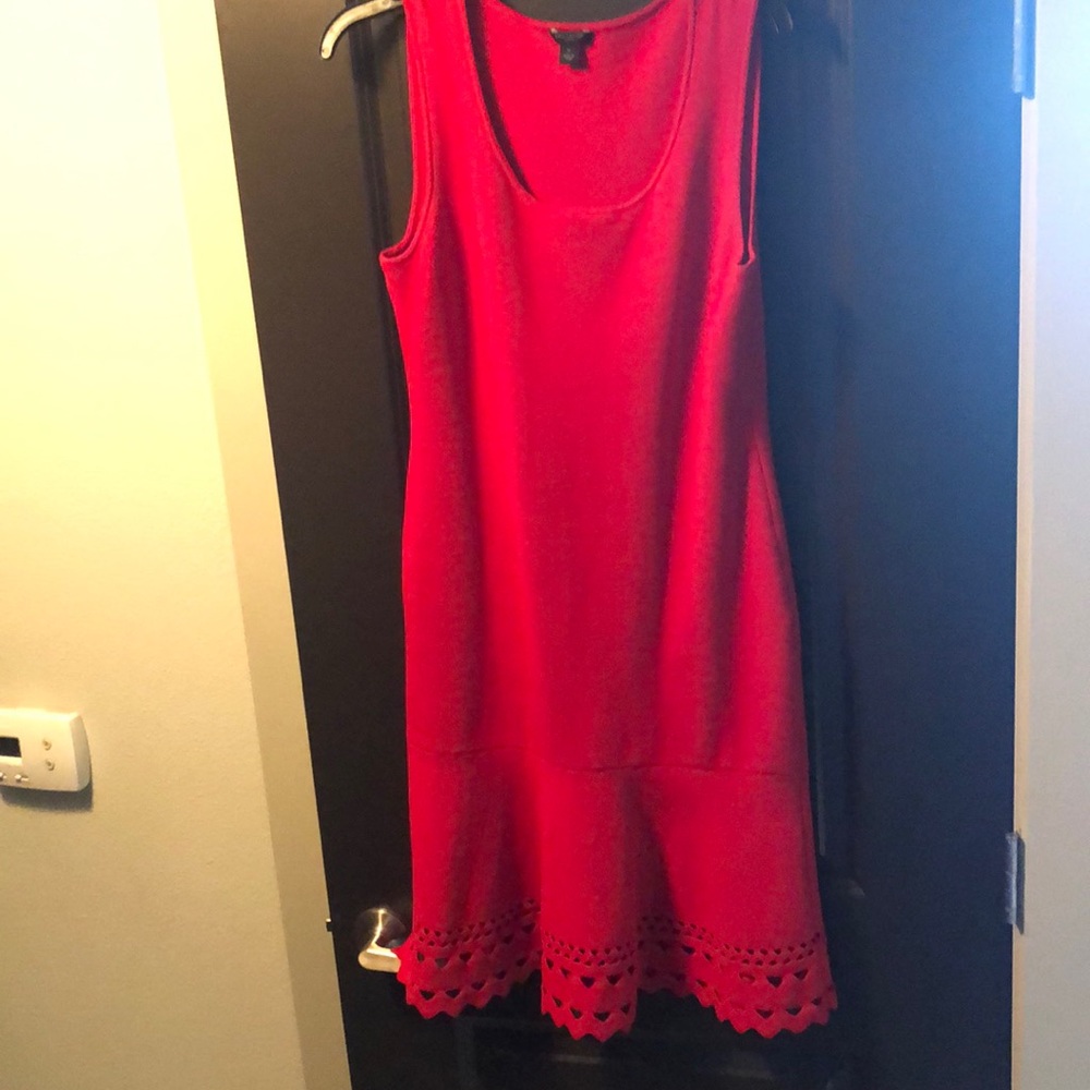 Ann Taylor Red Knit Dress